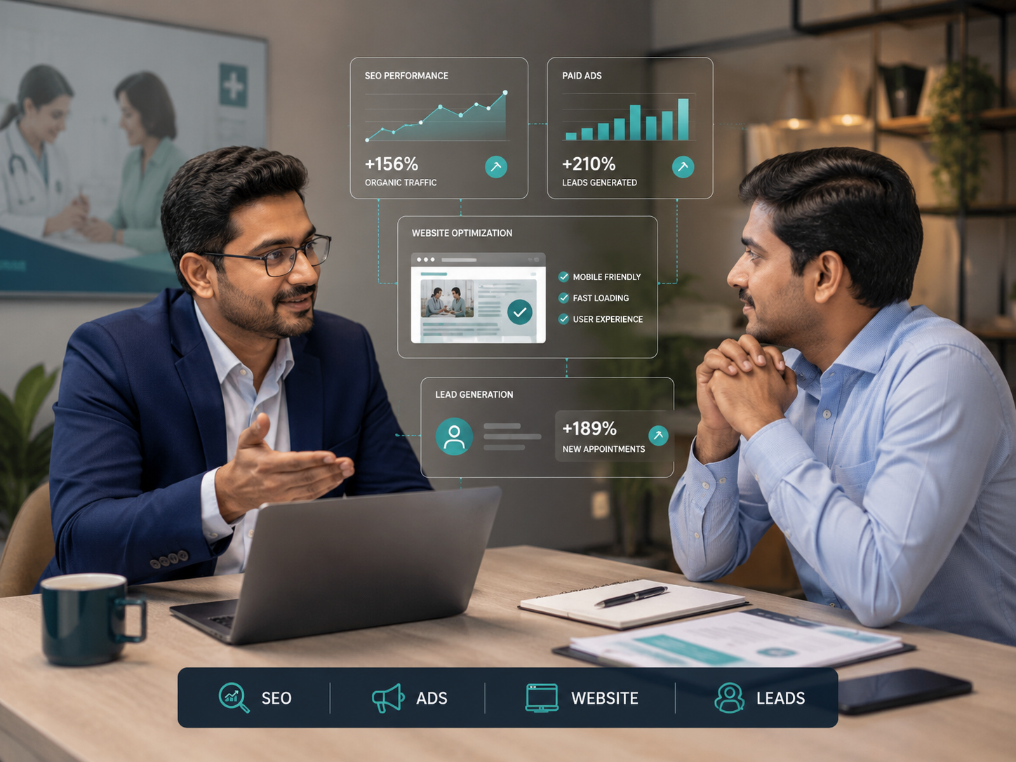 Healthcare marketing strategy call